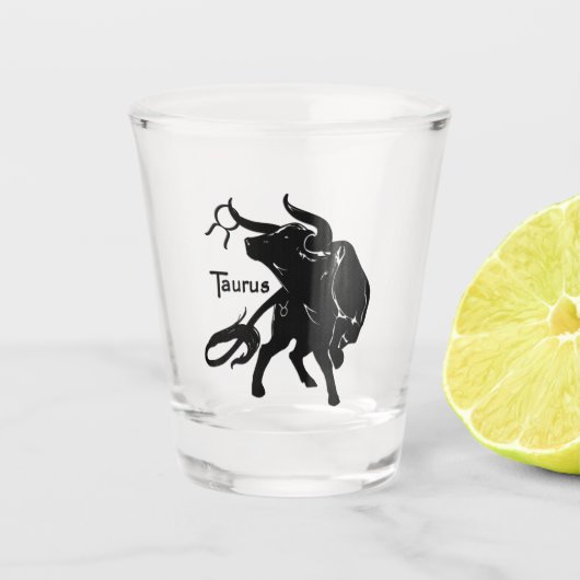 Zodiac Taurus Verre dépoli (Devant)