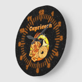 Zodiac-teken Capricorn Grote Klok (Hoek)