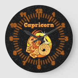 Zodiac-teken Capricorn Grote Klok