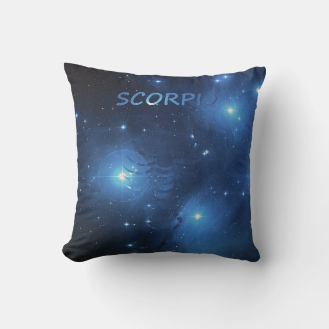 Zodiac-teken Scorpio Kussen (Voorkant)