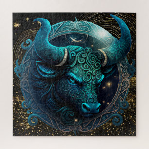 Zodiac teken Stier puzzel, 20 "x20" 676 stuks. Legpuzzel