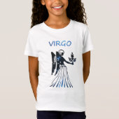 Zodiac-teken Virgo Ringer T-Shirt (Voorkant)