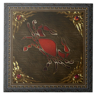 Zodiac Tile - Cancer Tegeltje