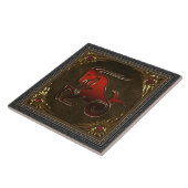 Zodiac Tile - Capricorn Tegeltje (Zijkant)