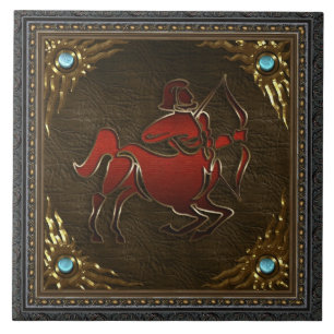 Zodiac Tile - Sagittarius Tegeltje