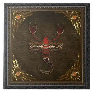 Zodiac Tile - Scorpio Tegeltje