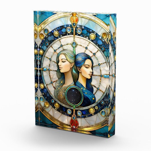 Zodiac - Tweeling De Tweeling Fotoblokken (Rechts)