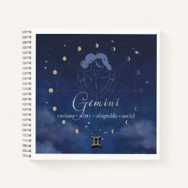Zodiac - Tweelingen - Dagboek Notitieboek