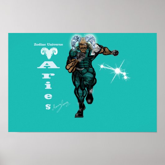Zodiac Universe - Poster Aries (Devant)