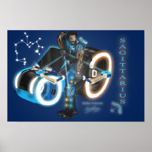 Zodiac Universe - Sagittarius Poster