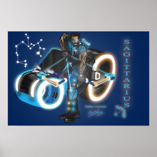 Zodiac Universe - Sagittarius Poster (Voorkant)
