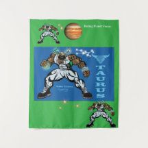 Zodiac Universum -Stier- Feest Banner Wandtapijt