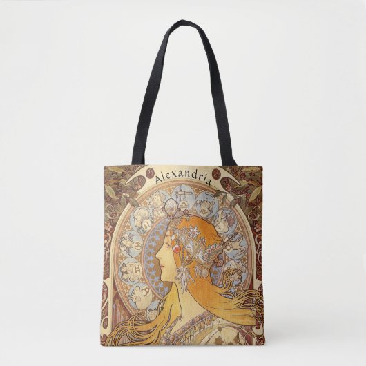 Zodiac van Alphonse Mucha Draagtas (Voorkant)