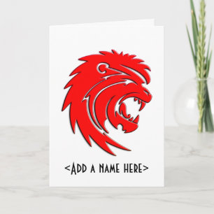 Zodiac Verjaardag Kaart voor Leo (Juli... - Gepers