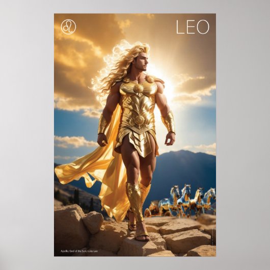 Zodiac vermogen: Leo Poster (Voorkant)