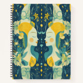 Zodiac Vibes Gemini - Carnet Spiral (Devant)