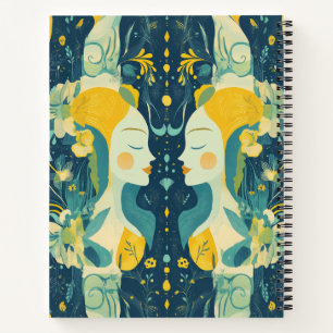 Zodiac Vibes Gemini - Spiral Notitieboek