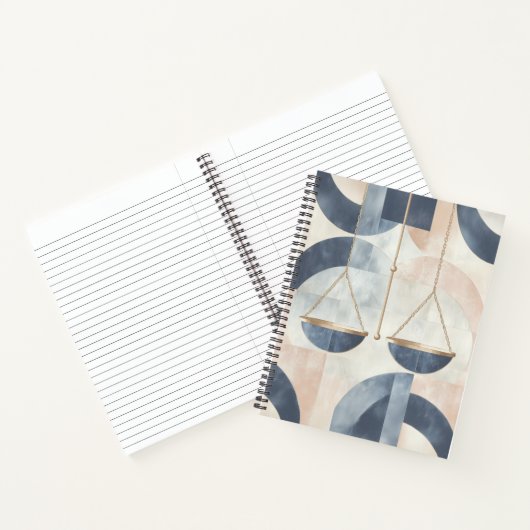 Zodiac Vibes Libra - Carnet Spiral (Intérieur)