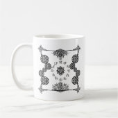Zodiac vintage Art Déco Design Café Mug (Gauche)