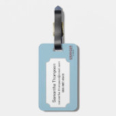 Zodiac: Virgo, 1482 Bagagelabel (Achterkant verticaal)