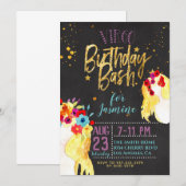 Zodiac Virgo Birthday Kaart (Voorkant / Achterkant)