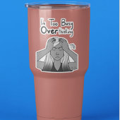 Zodiac Virgo "Ik heb het te druk met overdenken." Sticker