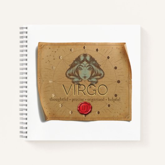 Zodiac - Virgo - Journal Notitieboek (Voorkant)