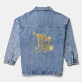 Zodiac Virgo Moderne Personnalisé Jean Denim (Verso)