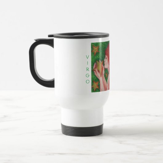 Zodiac Virgo voyage / banlieue mug (Gauche)