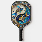 Zodiac - Vissen Vissen Yin en Yang Pickleball Paddle (Achterkant)