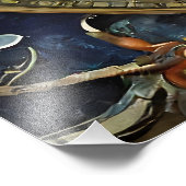 Zodiac - Waterman De Waterdrager Foto Afdruk (Hoek)