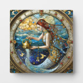 Zodiac - Waterman De Waterdrager Zeemeermin Fotoplaat (Voorkant)