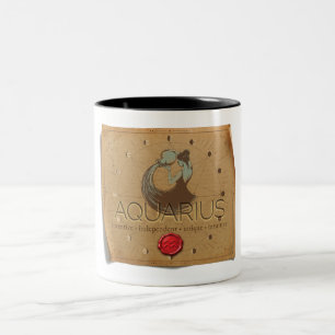 Zodiac - Waterman - Koffiemok Tweekleurige Koffiemok