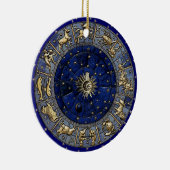 Zodiac Wheel Keramisch Ornament (Rechts)