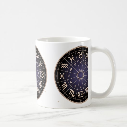 Zodiac wheel koffiemok (Rechts)