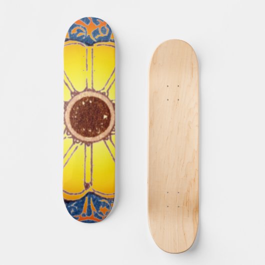 Zodiac Wheel Skateboard (Recto)