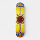 Zodiac Wheel Skateboard (Devant)