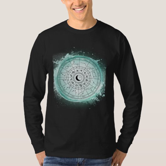 Zodiac wheel t-shirt (Voorkant)