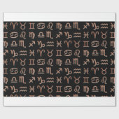Zodiac Wrapping Paper Cadeaupapier (Vlak)