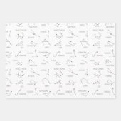 Zodiac Wrapping Paper Flat Sheet Set 3 (Voorkant 3)