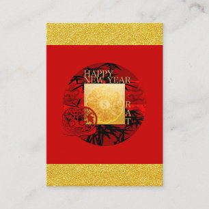 Zodiac Yin Yang Bamboo Chinese Rat Year 2020 Enc C Informatiekaartje