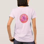 Zodiac YinYang n Chakra: BabayDoll Fit T-shirt (Achterkant)