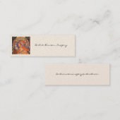 Zodiak Woman van Mucha Mini Visitekaartje (Voorkant / Achterkant)