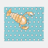 Zodiakanker Fleece Deken (Voorkant (Horizontaal))