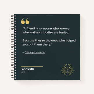 Zodiakkanker Notitieboek