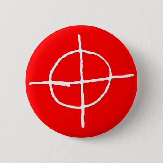 zodiaknop ronde button 5,7 cm (Voorkant)