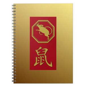 Zodiaque chinois - 2020 année du rat - carnet