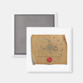 ZODIAQUE - Scorpion - Aimant (Recto/Verso)