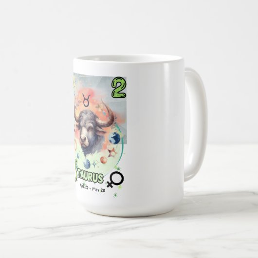 Zodiaque - Taurus - Mug (Devant droit)