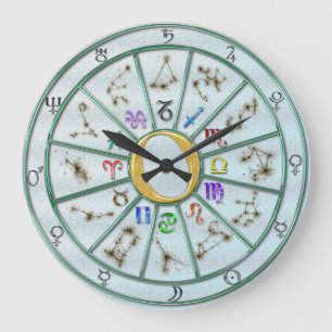 Zodiawiel klok+gift grote klok